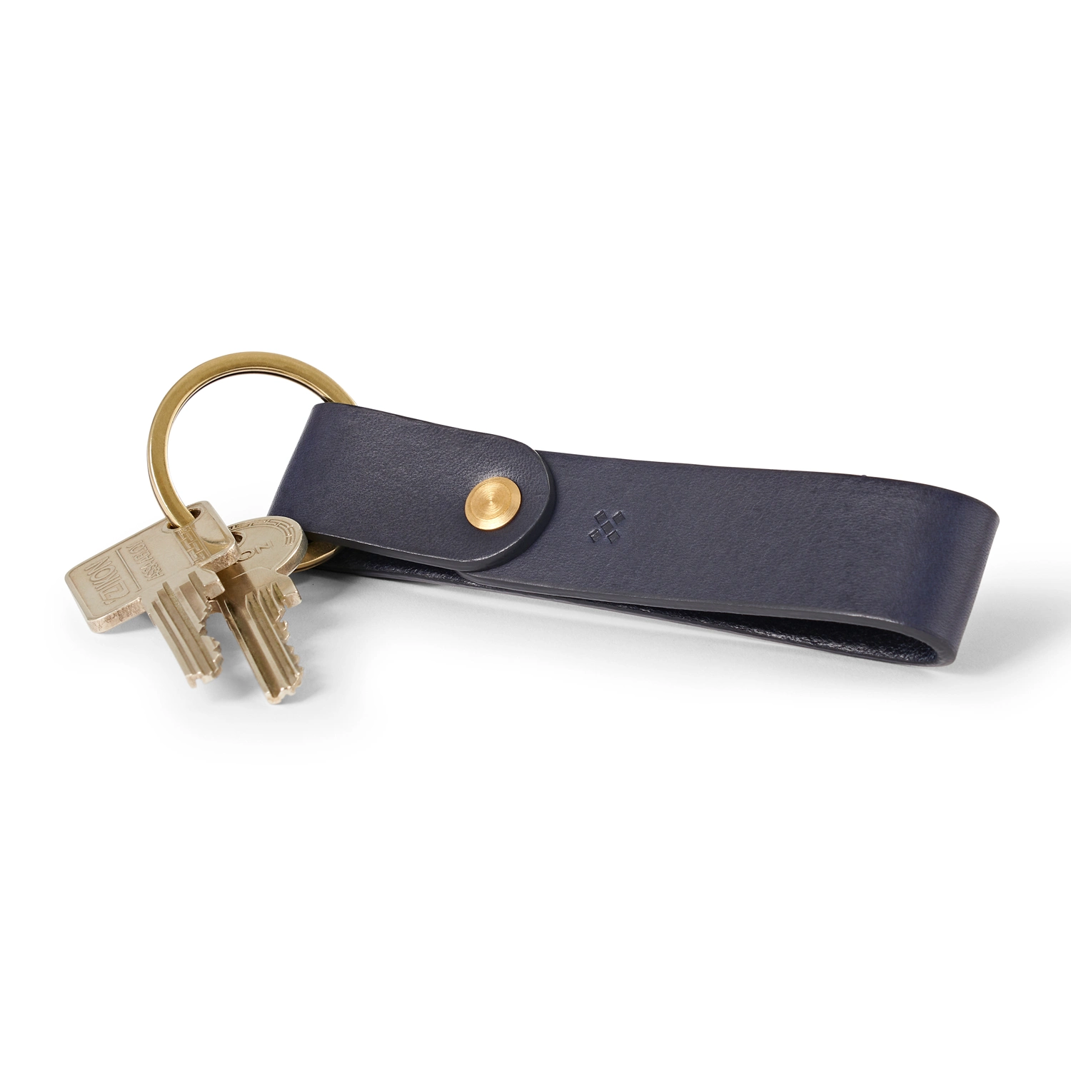 Leder Schlüsselanhänger, Key Chain RYNG Navy Leder Schlüsselanhänger, Key Chain RYNG Navy