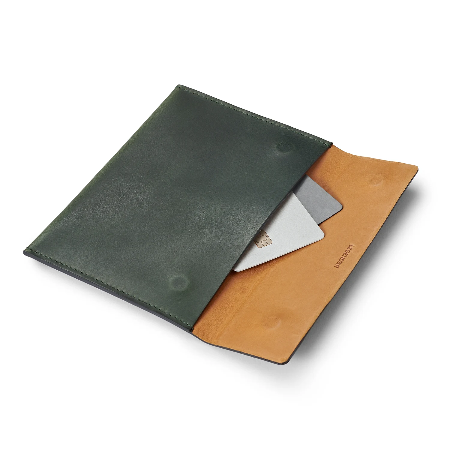 Leder Clutch, Mini Briefcase TRYP Forest