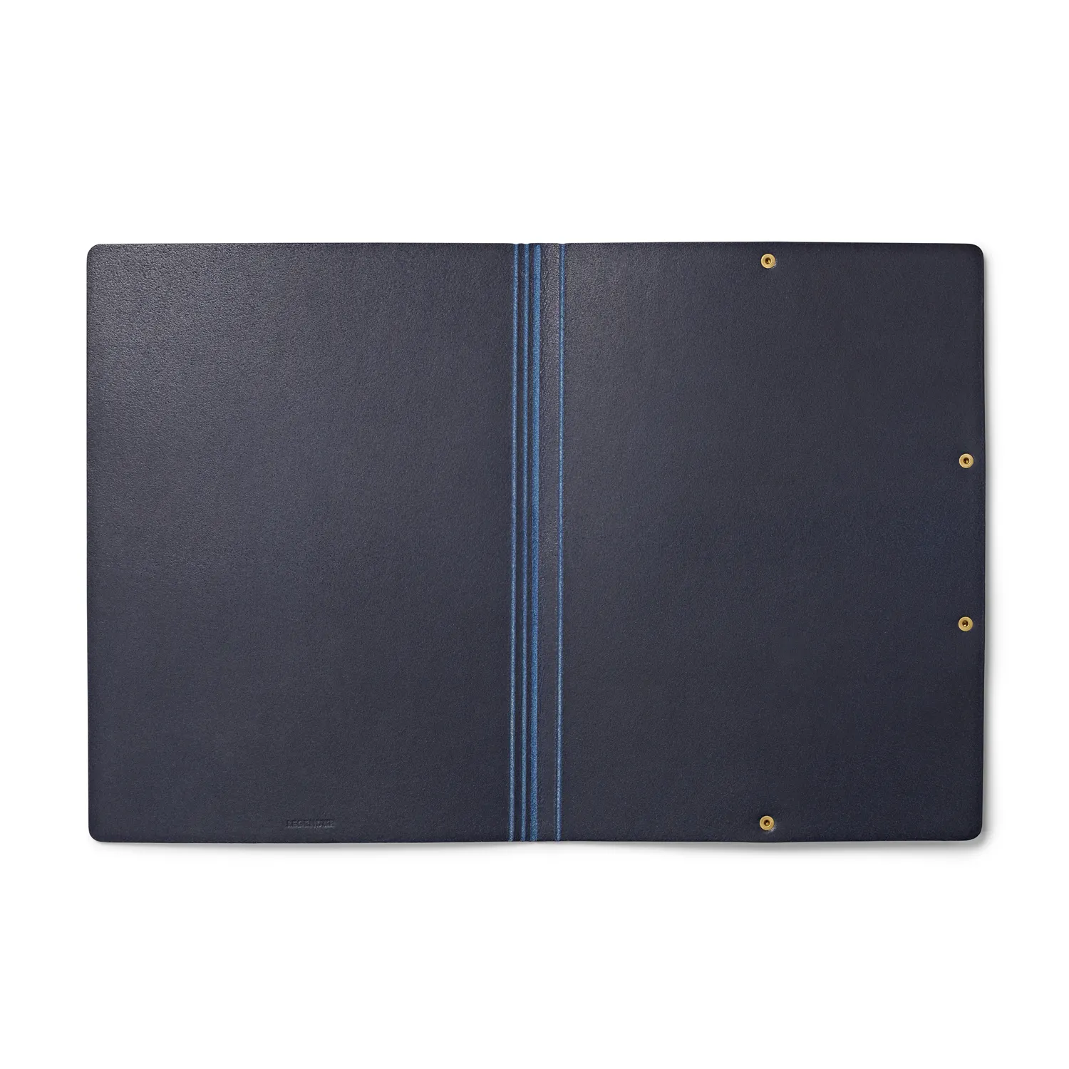 Leder Mappe, Document Folder HYDE Navy - 3