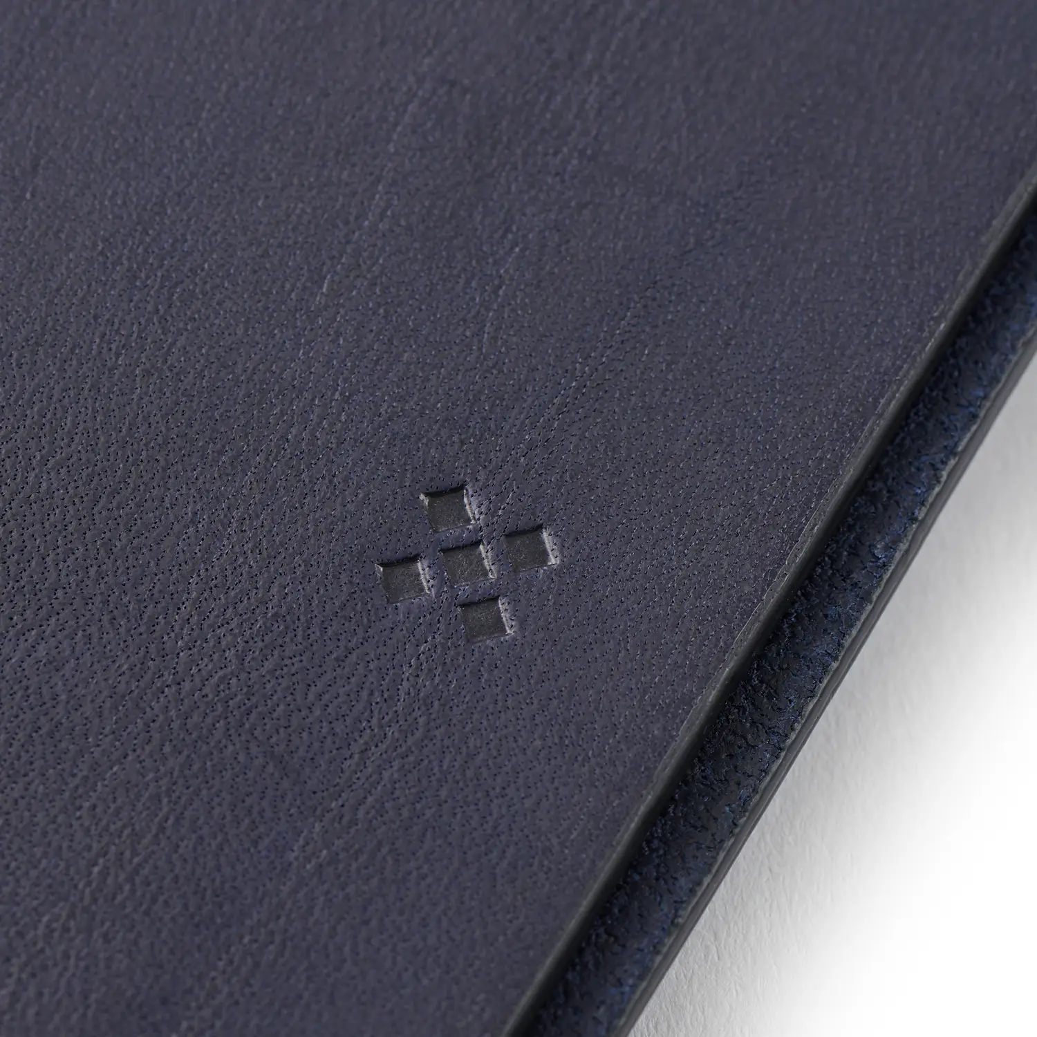 Leder Mappe, Document Folder HYDE Navy - 4