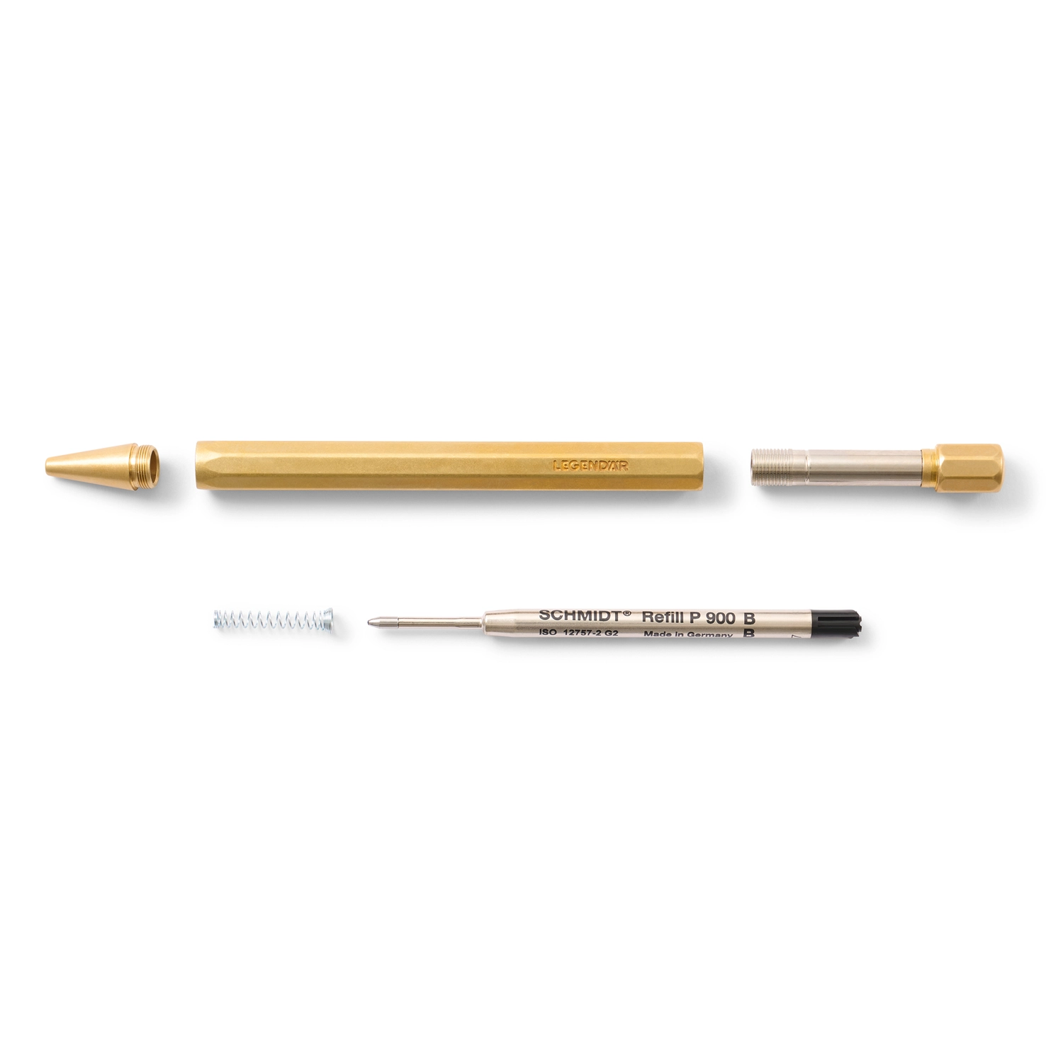 Kugelschreiber Messing, Brass Ballpoint Pen TWYST - 4