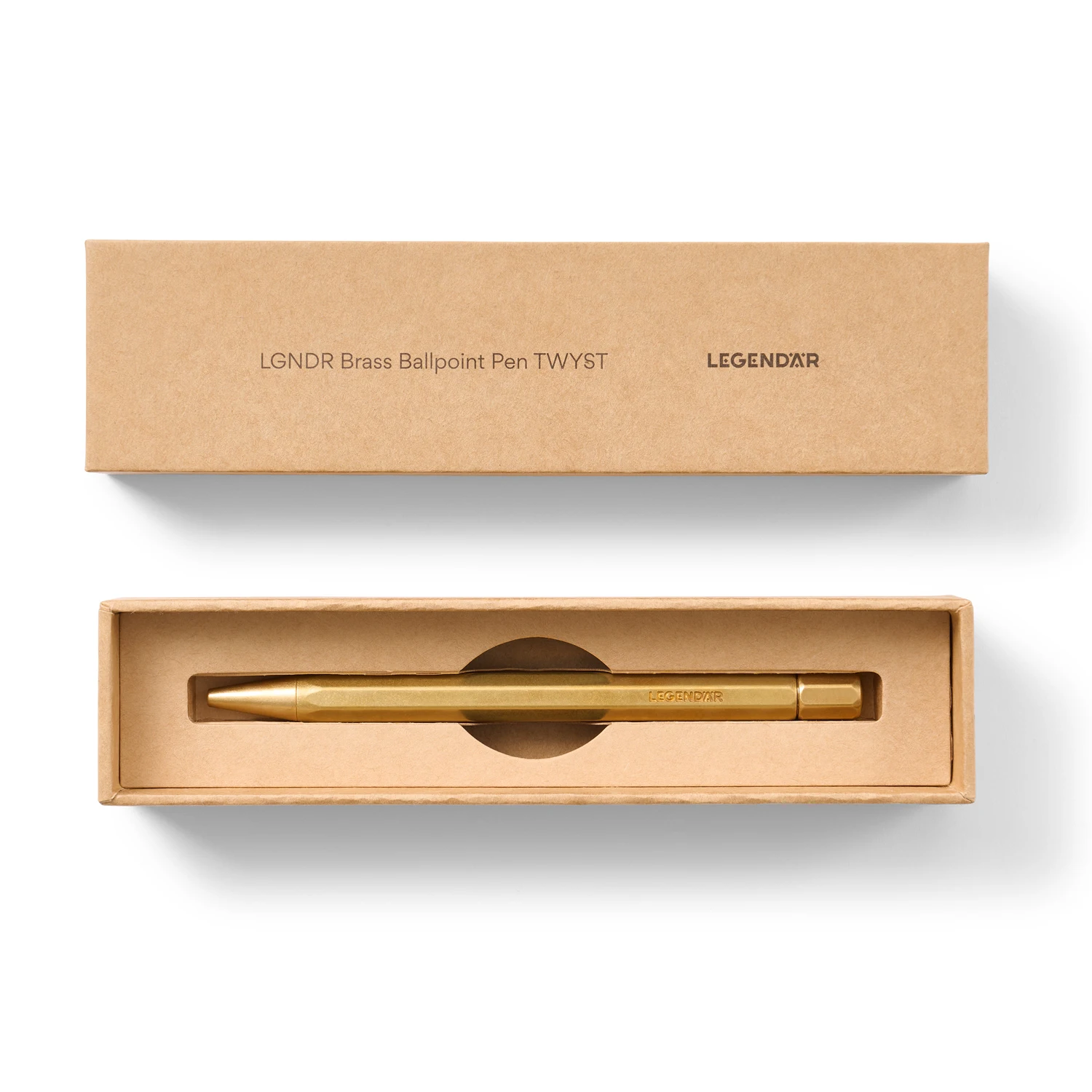 Kugelschreiber Messing, Brass Ballpoint Pen TWYST - 5