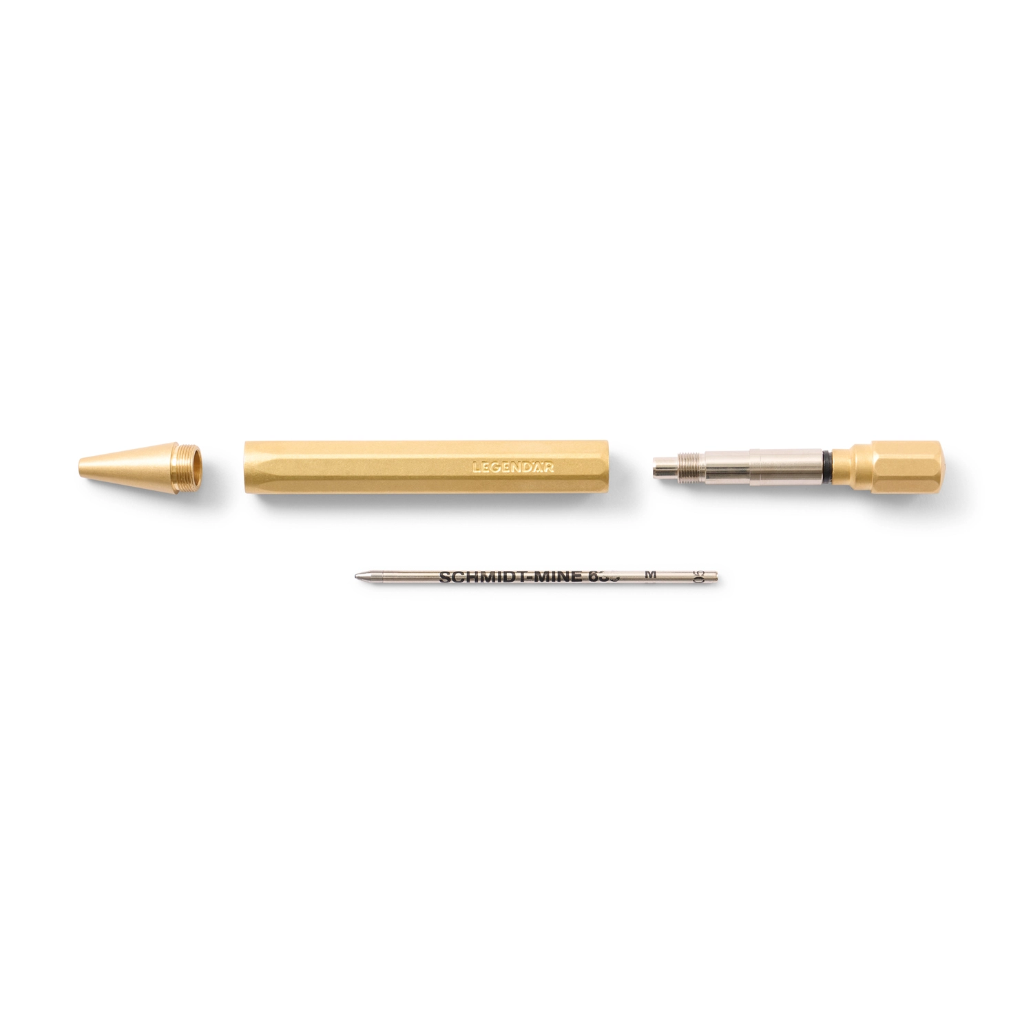 Kugelschreiber Messing kurze Edition, Brass Ballpoint Pen TWYST Short - 2 Kugelschreiber Messing kurze Edition, Brass Ballpoint Pen TWYST Short - 2