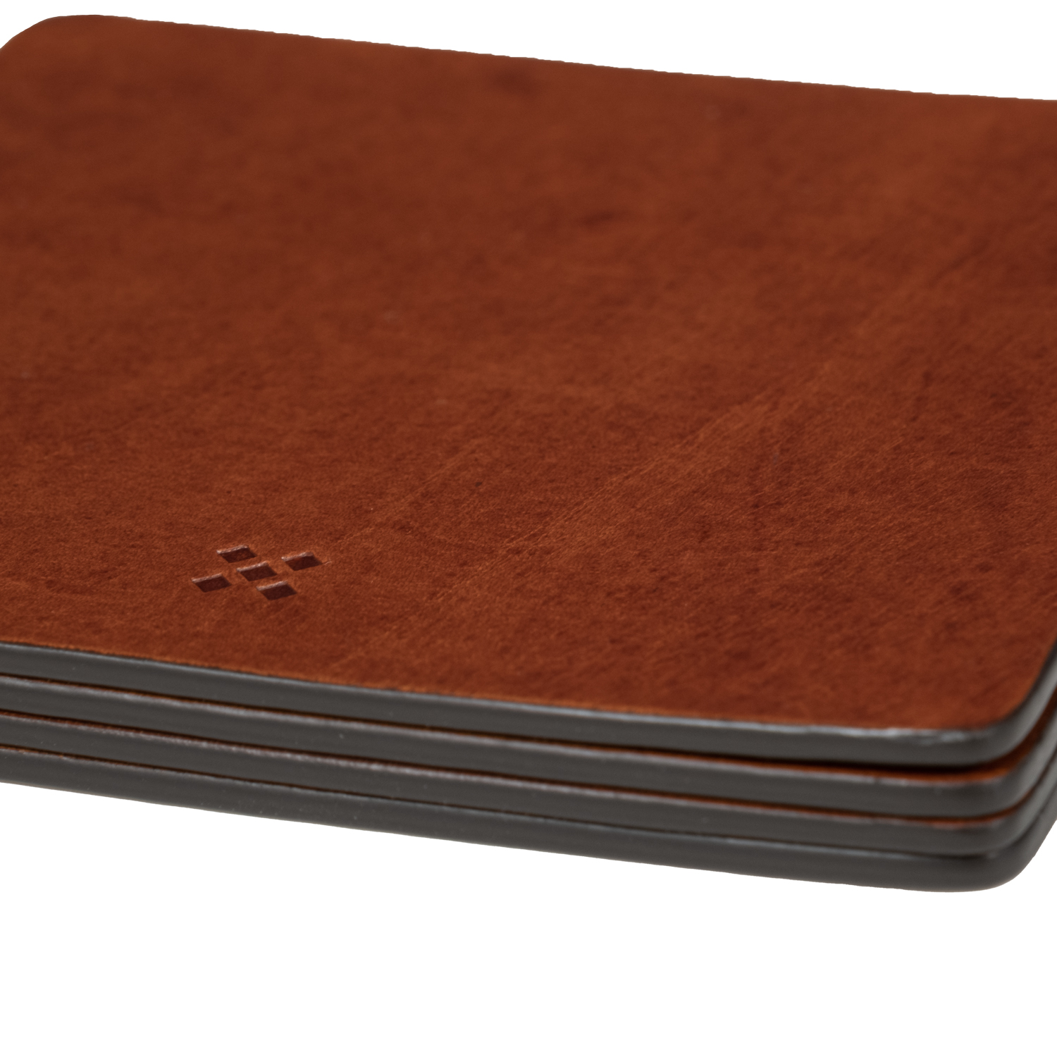 Leather Coaster DRYNK Chestnut - 3