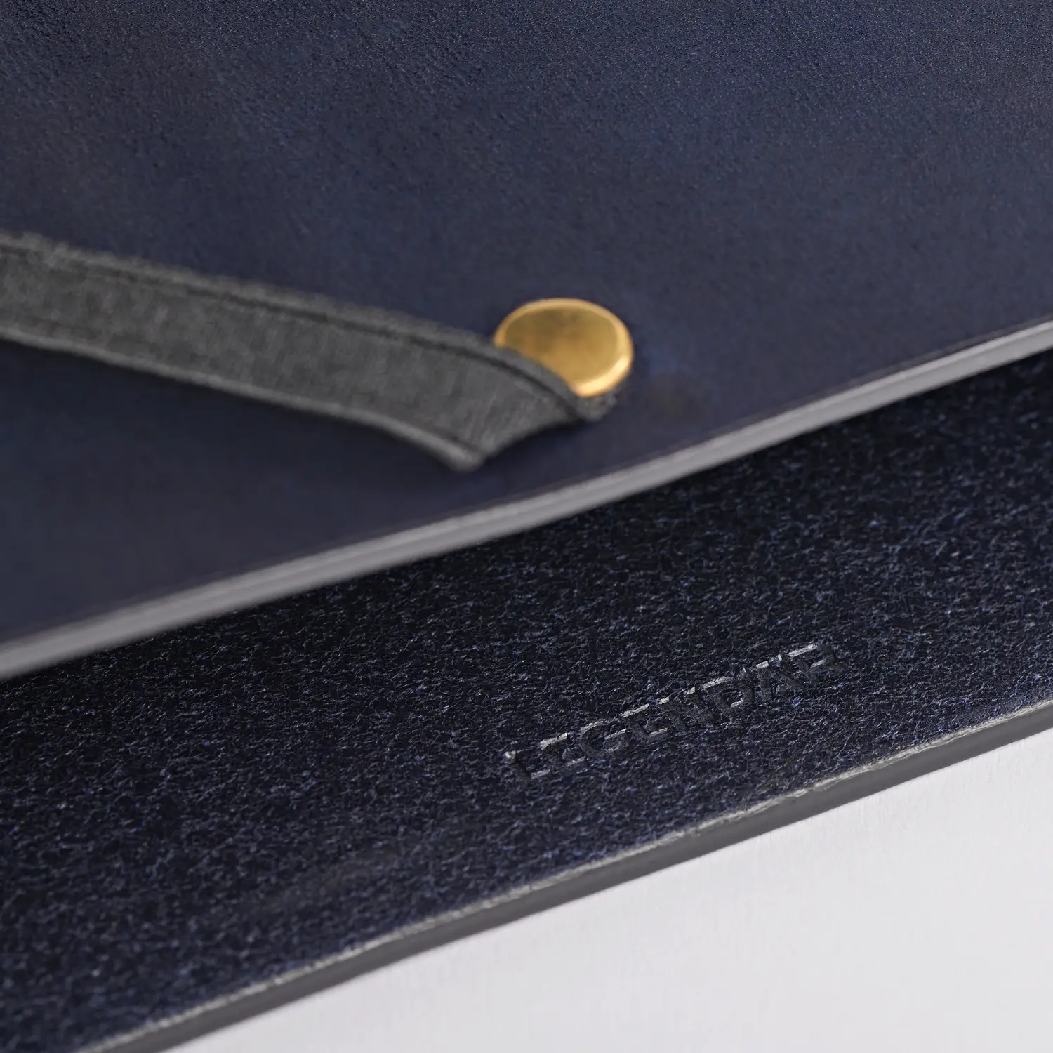 Leder Mappe, Document Folder HYDE Navy - 5
