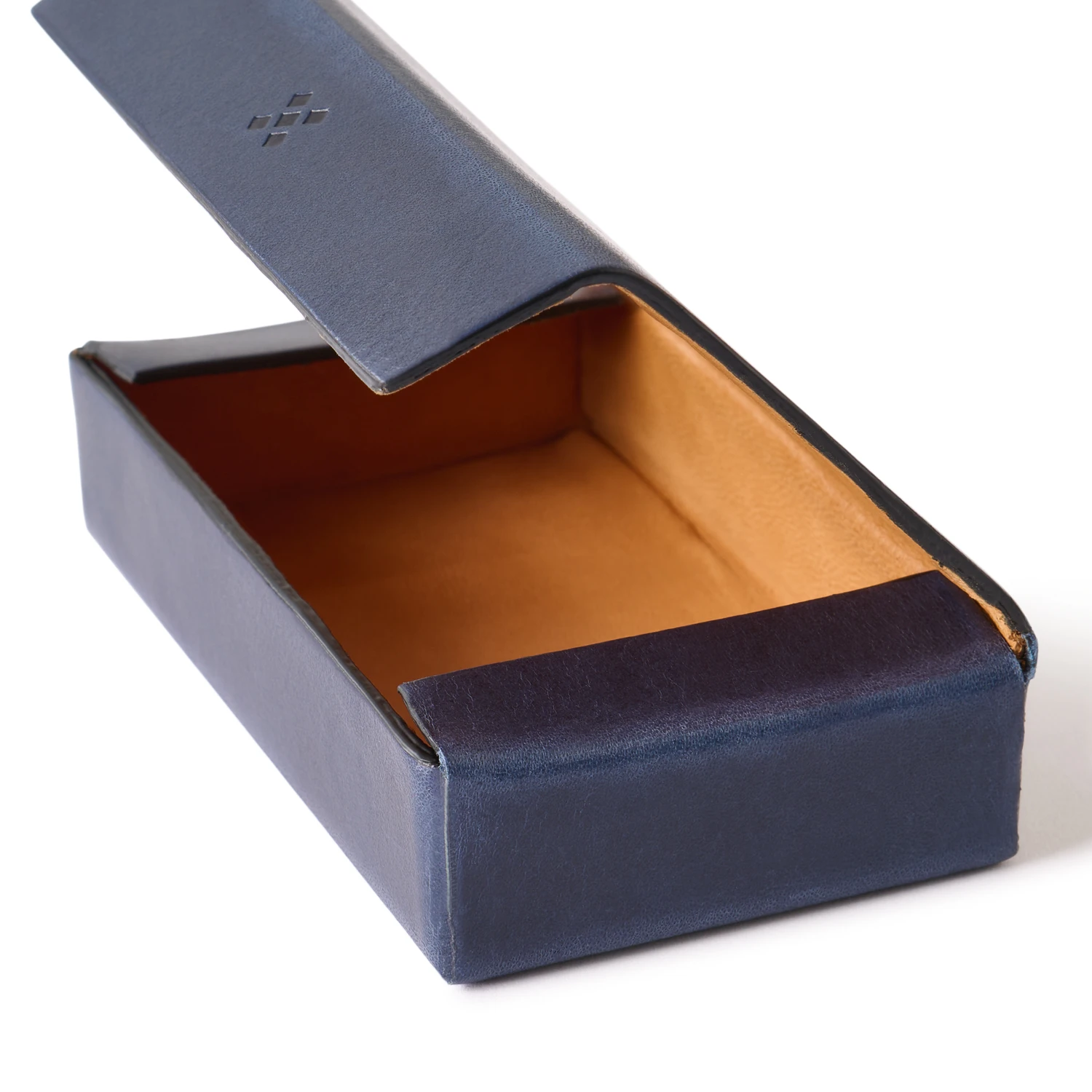 Leder Etui, Leather Case ETWEE Short Navy - 3