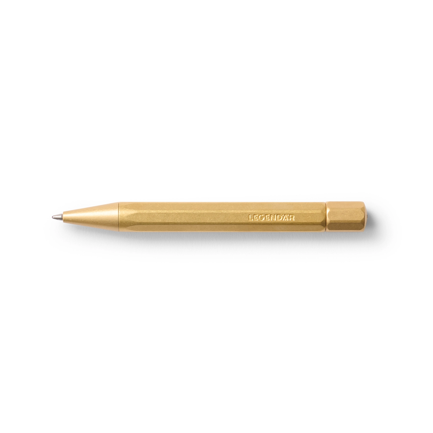 Kugelschreiber Messing kurze Edition, Brass Ballpoint Pen TWYST Short