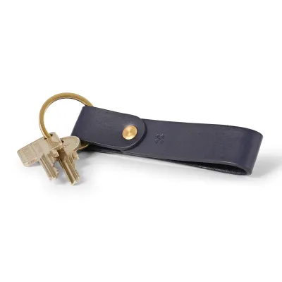 Leder Schlüsselanhänger, Key Chain RYNG Navy