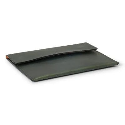 Leder Clutch, Mini Briefcase TRYP Forest - 3
