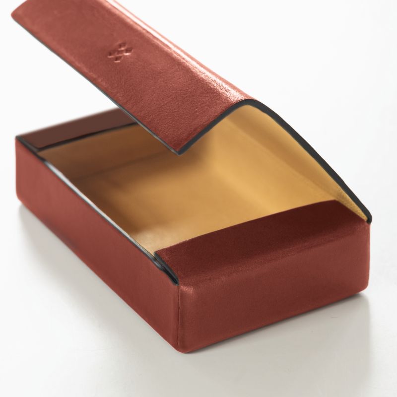 Leather Case ETWEE Short Chestnut - 3