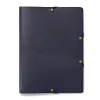 Leder Mappe, Document Folder HYDE Navy - 2