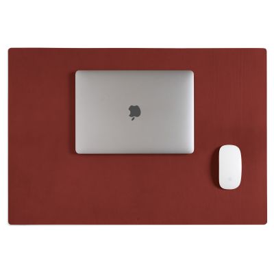 Leder Schreibtischunterlage, Desk Mat WRYTE Chestnut