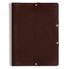 Leder Mappe, Document Folder HYDE Mokka - 2