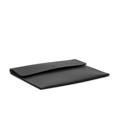 Leder Clutch, Mini Briefcase TRYP Black - 2