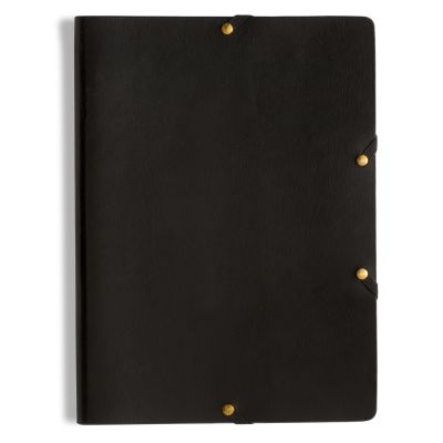 Leder Mappe, Document Folder HYDE Black - 2