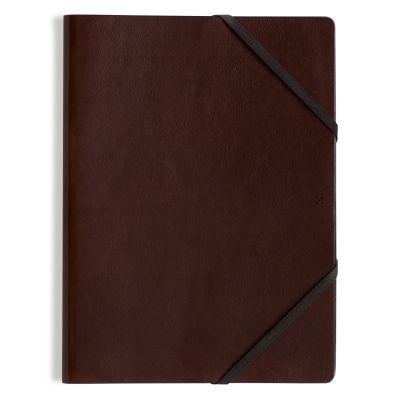 Leder Mappe, Document Folder HYDE Mokka