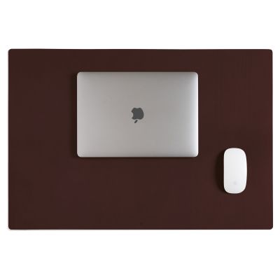 Leder Schreibtischunterlage, Desk Mat WRYTE Mokka
