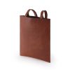 Leder Tote Bag, Leather Bag KERRY Mokka