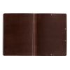 Leder Mappe, Document Folder HYDE Mokka - 3