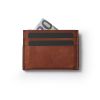 Leder Kartenhalter, Card Holder GRYP Mokka
